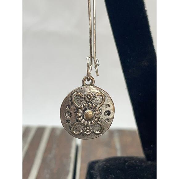 Women's Statement Necklace and Earring Set Silver Boho GUC - Picture 6 of 8